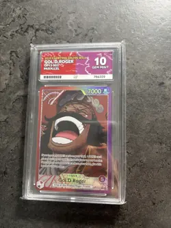 ONE PIECE Gol D.Roger OP13-003 Leader Alt Art PERFECT SUBGRADES ACE 10 English - Image 1