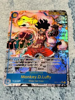 ONE PIECE-Monkey.D.Luffy- (Manga)-(OP11-118)-A Fist of Divine Speed-Foil - Image 1