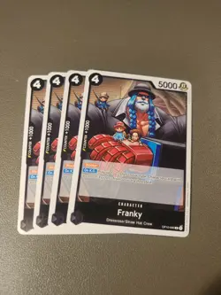 4x Franky OP10-090 R One Piece Royal Blood Playset NM Pack Fresh English - Image 1