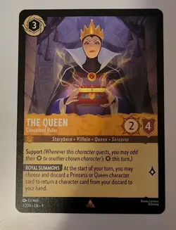 Disney Lorcana TCG - Fabled: The Queen (001/204) - Rare - Near Mint - Image 1