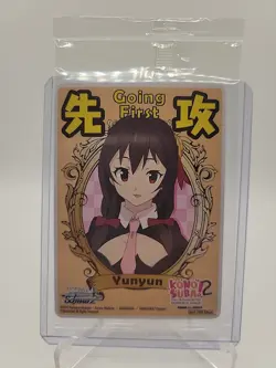 Weiss Schwarz Konosuba Yunyun Going First Promo English Anime Trading Card - Image 2