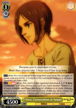 Attack on Titan Vol. 2 Singles - Near Mint/Pack Fresh - Weiss Schwarz (30% OFF) - Image 5