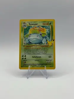 Pokemon TCG Venusaur Holo Rare Card 15/102 Celebrations 25th Anniversary - Image 1