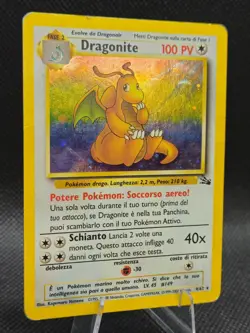 Pokemon TCG Dragonite Fossil Holo Unlimited Rare Card 4/62 - Image 2