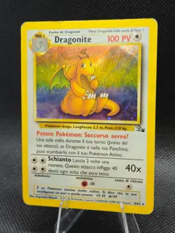 Pokemon TCG Dragonite Fossil Holo Unlimited Rare Card 4/62 - Image 3