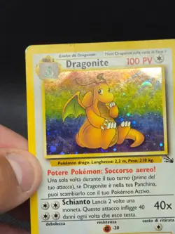 Pokemon TCG Dragonite Fossil Holo Unlimited Rare Card 4/62 - Image 4