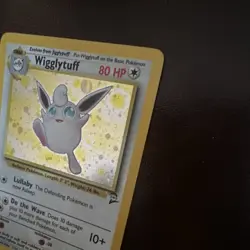 Pokemon TCG Wigglytuff 19/130 Base Set 2 Holo Rare 80 HP English Card Stock - Image 4