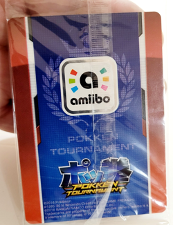 Shadow Mewtwo Card Amiibo US Edition Pokken Tournament Pokemon 001-AC-C0E 2016 - Image 2