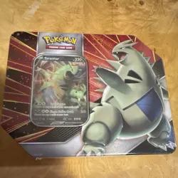 Pokemon V Strikers Tin Tyranitar Empoleon Booster Promo Card English 2021 Box - Image 1