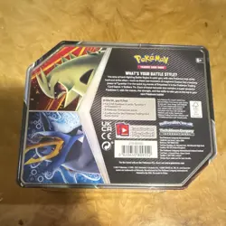 Pokemon V Strikers Tin Tyranitar Empoleon Booster Promo Card English 2021 Box - Image 2