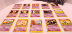 Pokemon Card Lot of 15 Cards Abra, Drowzee, Girafarig, Spoink, Unown - Lot #54 - Image 2