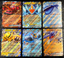 POKEMON ORICORIO-ROTOM-DONDOZO-ELECTIVIRE-EMPOLEON-GARCHOMP ex CARD (SET OF 6) - Image 1