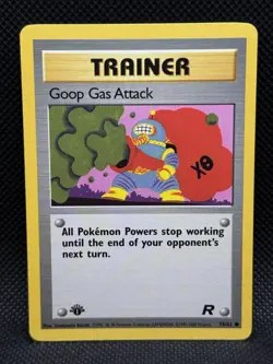 Goop Gas Attack 78/82 2000 Team Rocket 1st Edition Pokemon Card Vintage - Nm - Image 1