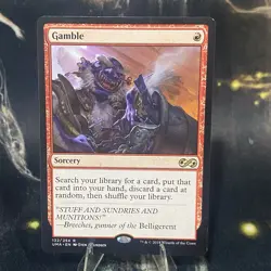 Magic the Gathering - Gamble - 132/271 - Ultimate Masters - LP - MTG - Image 1