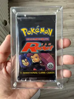 Pokemon WOTC 1999 1st Edition Team Rocket Booster Pack FACTORY SEALED - Image 1