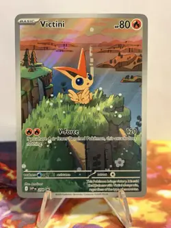 Pokemon - Victini SVP 208 - Promo Illustration Black Bolt/White Flare Rare - Image 1