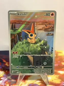 Pokemon - Victini SVP 208 - Promo Illustration Black Bolt/White Flare Rare - Image 2