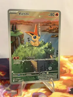 Pokemon - Victini SVP 208 - Promo Illustration Black Bolt/White Flare Rare - Image 3