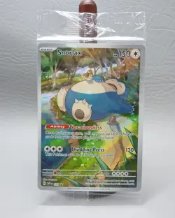 Pokemon Snorlax 051 Sv: Scarlet & Violet 151 ETB Black Star Promo Holo SEALED - Image 1
