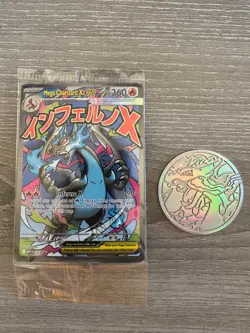 Pokemon TCG Mega Charizard X ex Mega Evolution Promo 023 Sealed - Image 1