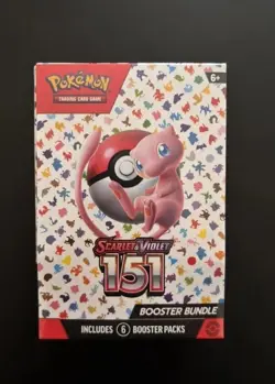 Pokemon TCG 151 Scarlet & Violet Booster Bundle 6 Packs New Factory Sealed - Image 1