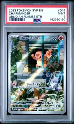 Charmander 2023 Pokemon Black Star Promo PSA 9 #044 - Image 1