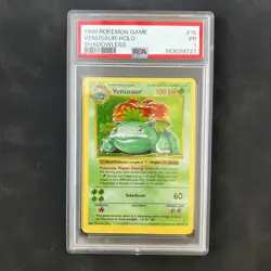 PSA 1 Shadowless Venusaur Holo #15/102 Base Set 1999 Pokemon WoTC PR - Image 1