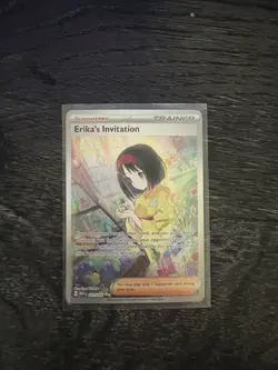 Pokemon Erika's Invitation Trainer 203/165 Scarlet & Violet 151 SIR Holo - Image 1