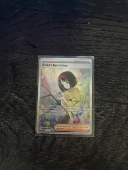 Pokemon Erika's Invitation Trainer 203/165 Scarlet & Violet 151 SIR Holo - Image 3