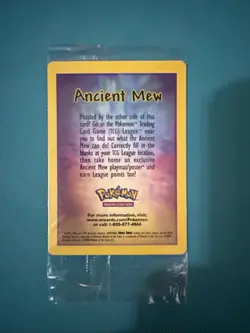 Pokemon The Movie Ancient Mew Sealed Promo 2000 - Image 1