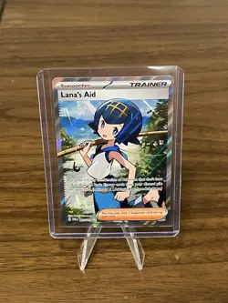 Lana's Aid 207/167 Full Art Twilight Masquerade Holo Pokemon TCG Trainer - Image 1