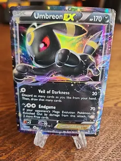 Umbreon EX 55/124 Fates Collide Holo 2016 Pokemon TCG LP - Image 1