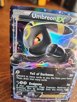 Umbreon EX 55/124 Fates Collide Holo 2016 Pokemon TCG LP - Image 2