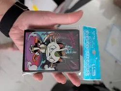 Meowth 64 Sleeves Japanese Pokemon Center Exclusive Sealed - Image 1