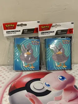NEW-Pokemon Q1 2025 Journey Together Mini Binder/Portfolio w/ Booster Pack Lot - Image 1