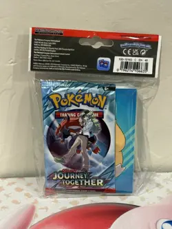 NEW-Pokemon Q1 2025 Journey Together Mini Binder/Portfolio w/ Booster Pack Lot - Image 3