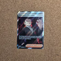 Giovanni's Charisma 197/165 Full Art SR Pokemon 151 *B22 - Image 1