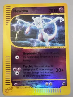 Pokemon Base Set Expedition # 20/165 Reverse Holo Mewtwo----never played - Image 1