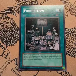 Yugioh Prohibition PSV-039 Rare LP - Image 1