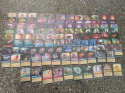 Disney Lorcana Lot 100+ cards - Rare, Super Rare, & Legendary - MINT & Sleeved! - Image 1