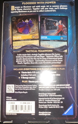 Disney Lorcana Rise of the Floodborn Starter Deck Amber Sapphire |BRAND NEW - Image 2