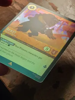Disney Lorcana TCG - Fabled: Beast (004/204) - Rare Foil - Near Mint - Image 3