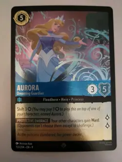 Disney Lorcana TCG - Fabled: Aurora (153/204) - Super Rare Foil - Near Mint - Image 1