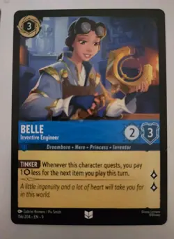 Disney Lorcana TCG - Fabled: Belle (156/204) - Uncommon - Near Mint - Image 1