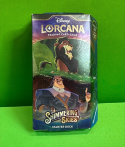Disney Lorcana Shimmering Skies Emerald & Steel Starter Deck Sealed - Image 1