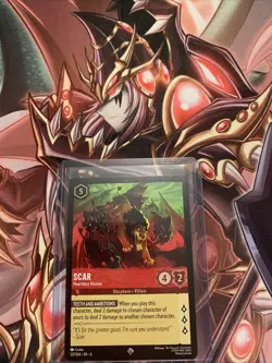 Scar - Heartless Hunter | Disney Lorcana Azurite Sea | 127/204 | NM | Super Rare - Image 1
