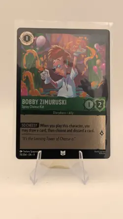 Bobby Zimuruski - Spray Cheese Kid [Foil] #78 Lorcana Fabled - Image 1
