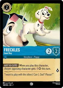 Freckles - Good Boy 168/204 Archazia's Island Non-Foil Disney Lorcana - Image 1