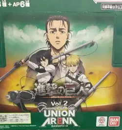UNION ARENA Attack On Titan Vol.2 Booster BOX SEALED Japanese EX10BT SHIP FAST - Image 1