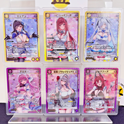 UNION ARENA NIKKE PcSR 6 Card Set PC02BT Marian Rapi Cinderella Scarlet Red Hood - Image 1